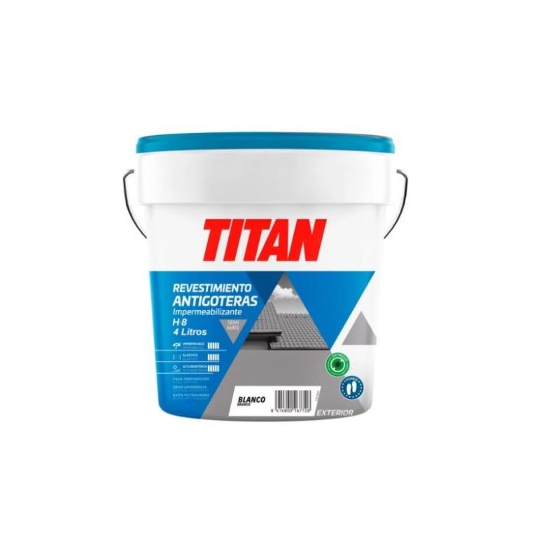 PINTURA REVESTIMIENTO ANTIGOTERAS H8 4L TITAN V/COLORES PINTURA REVESTIMIENTO ANTIGOTERAS H8 4L TITAN V/COLORES