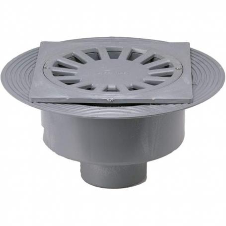 CALDERETA SUMIDERO SIF. PVC 300X300 90-110 MM S/V EVAC.