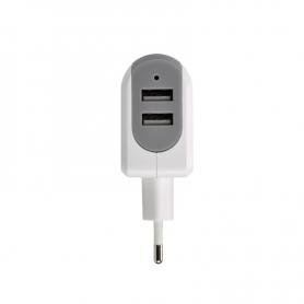 CARGADOR + 2 PUERTOS USB 4,8A 24W SIMON