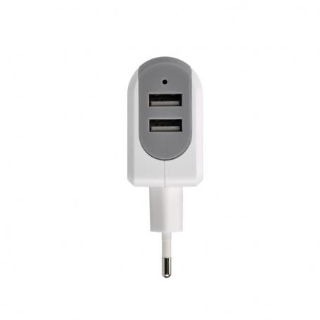 CARGADOR + 2 PUERTOS USB 4,8A 24W SIMON