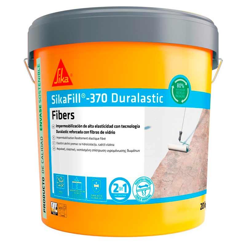 SIKAFILL 370 FIBERS DURALASTIC 20KG V/COLORES