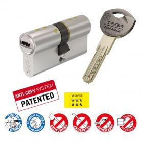 CILINDRO ALTA SEGURIDAD TX7P 30X45 LN NIQUEL 5LLAVES