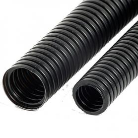 TUBO CORRUGADO PVC M-16 NEGRO (R.100M) XMT
