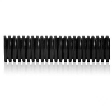 TUBO CORRUGADO PVC M-25 NEGRO (R.75M) XMT