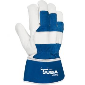 GUANTE SERRAJE 405B REFORZADO CUERO FLOR-LONA 2132X CATII