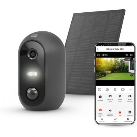 CAMARA VIGILANCIA EXTERIOR PLACA SOLAR Y WIFI BAT PHD