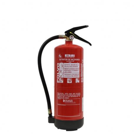 EXTINTOR POLVO QUIMICO SECO ABC 6 KGS