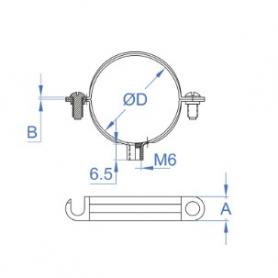 ABRAZADERA M- 6 DE 32 (CAJA 50 UNDS) CYU